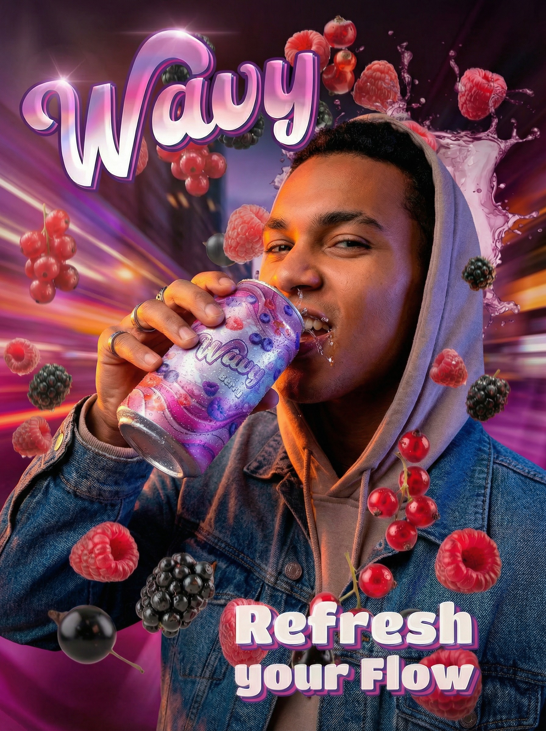 Wavy poster